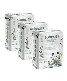 Bloomies Hypoallergenic Premium Pant Style Baby Diapers Size 6 Pack of 3 - 66 Pieces