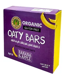 Organic Larder Oaty Bars Banana & Apple - 6 Pieces