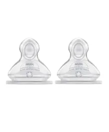 NUK First Choice Plus Teat Silicone - 2 Pieces