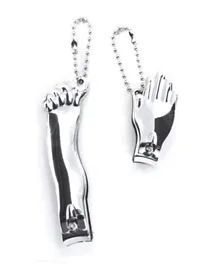 Kikkerland Hand And Foot Nail Clipper Combo - Silver