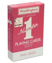 Waddingstons Number 1 Classic Card - Pink
