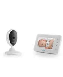 نوفيتا - جهاز مراقبة للأطفال لاسلكي مع كاميرا - أبيض