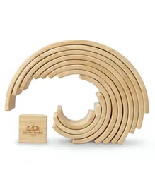 Kinderfeets Natural Wooden Arches Brown - 12 Pieces
