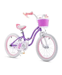 RoyalBaby 18' Star Girl Bicycle - Purple