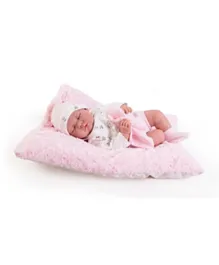 Antonio Juan Newborn Sleepy Moon Doll With Cushion - 42cm