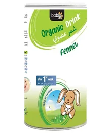 Food Factor Babio Organic Fennel Instant Baby Tea Drink With Prebiotic Fiber - 180g