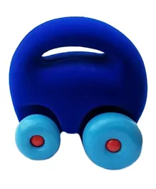 Rubbabu Soft Baby Educational Toy Original Mascot Car- Blue