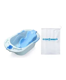 Star Babies Bathtub with Sling - Blue