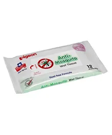 Pigeon Anti Mosquito Wipes - 12 Wipes