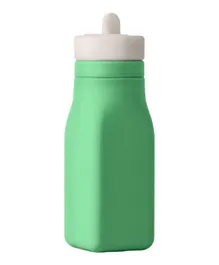 OmieBox Reusable Silicone Water Bottle Green - 257mL
