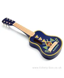 Djeco Wooden Animambo Toy 6 Metallic Strings Guitar - Blue