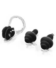 Dawson Sports Ear Plugs and Nose Clip - Black