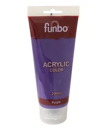 Funbo Acrylic Tube 95 Purple 200mL - Assorted