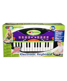 Supersonic Keyboard Basic 25 Keys Battery Operated  - Multicolor