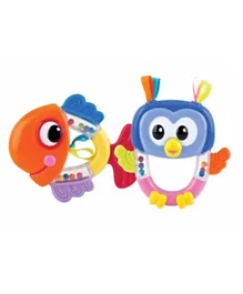 Nuby Rattle Pals Teether Pack of 1 - Assorted Colour