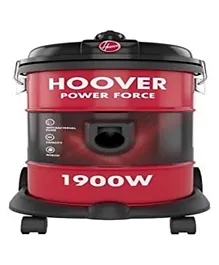 Hoover PowerForce Tank Vac 18L 1900 W HT87-T1-ME - Red
