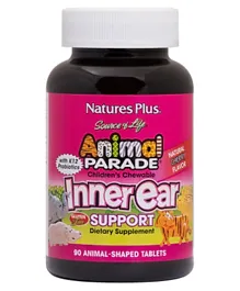 Natures Plus Animal Parade Children's Chewable Inner Ear Support - 90 Tablets