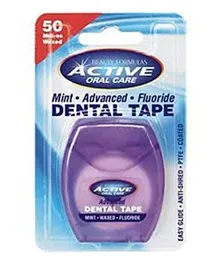 Beauty Formula Active Advance Mint Waxed Plus Fluoride - 50m