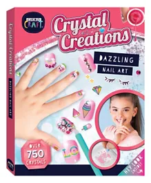 Hinkler Books Curious Craft Crystal Creations Dazzling Nail Art - Multicolor