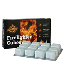 Pure Fire Firelighter Cubes PF12LC - 12 Piece