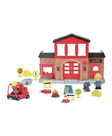 Playgo Fire Station Playset - Multicolor