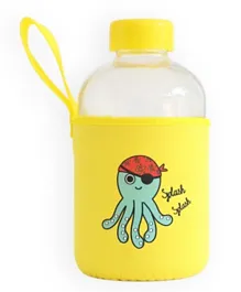 Milk&Moo Sailor Octopus Kids Glass Water Bottles - 600 ml