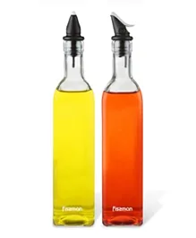 Fissman Oil and Vinegar Glass Bottle Set - 2 Pieces