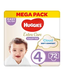 Huggies Mega Pack Pant Style Diaper Size 4 - 72 Diapers