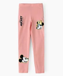UrbanHaul X Disney Mickey & Friends Graphic Leggings - Pink
