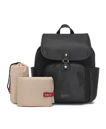 Babymel Freddie Diaper Bag Vegan Leather - Black