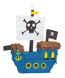 Unique Pirate Ship 3D Pinata - Blue