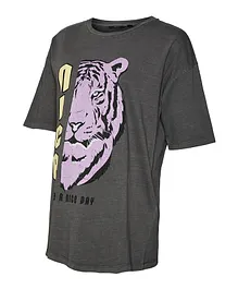 Vero Moda Maternity Tiger Printed Maternity Top - Black