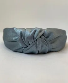 The Girl Cap Knotted Hairband - Light Blue