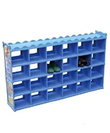 Megastar Multi Dimension Shoe Shelf Organiser - Blue