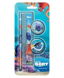 Disney Nemo Stationery Set Multi Color - 4 Pieces