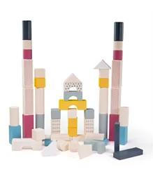 مجموعة بناء بلوكات الطبول من بيجيجز - 50 قطعة