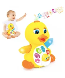 Baybee Battery Operated Crawling Duck Musical Toy