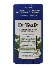 Dr Teal's Aluminium Free Deodorant Eucalyptus - 75g