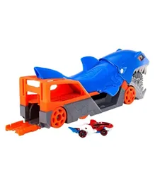 Hot Wheels Shark Chomp Transport - Blue and Orange