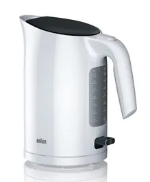 Braun White 3000 watts Electric Kettle - 1.7 Litres