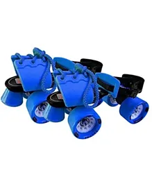 JASPO Adjustable Roller Skates Gripper Shoes - Blue