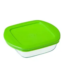 Pyrex Cook & Store Square Glass Roaster With Lid - 0.35L