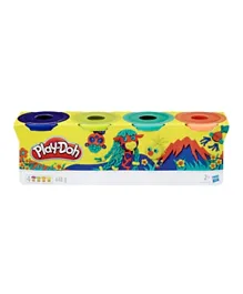 Play-Doh Wild Colors Pack of 4 - 448g