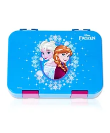 Eazy Kids Disney Frozen Elsa Anna  Convertible Bento Tritan Lunch Box - Blue