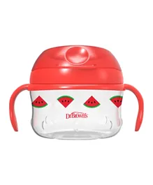 Dr. Brown's Designed To Nourish Snack Cup With Lid - Red
