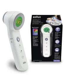 Braun BNT 400 No Touch + Touch Thermometer with Age Precision - White