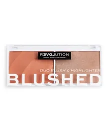 Revolution Relove Colour Play Blushed Duo Queen - 5.8g
