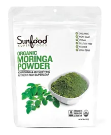 Sunfood Superfoods Moringa Leaf Organic Powder - 227g