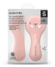 Suavinex Pink Brush and Comb Pink - Set of 2