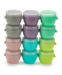 Melii Snap & Go Pods Containers Pack of 12 - 59mL Each